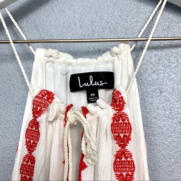 Lulus When You Smile Embroidered Midi Dress - Picture 5 of 6